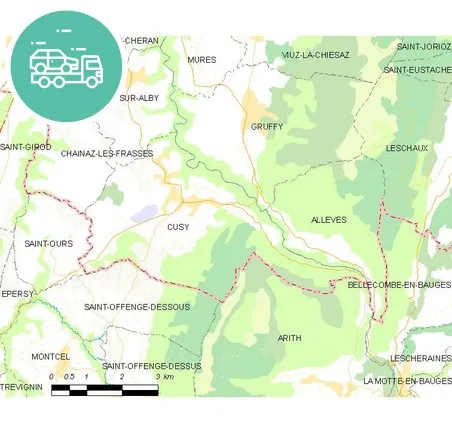 intervention épaviste à Cusy