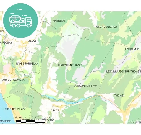 intervention épaviste à Dingy-Saint-Clair