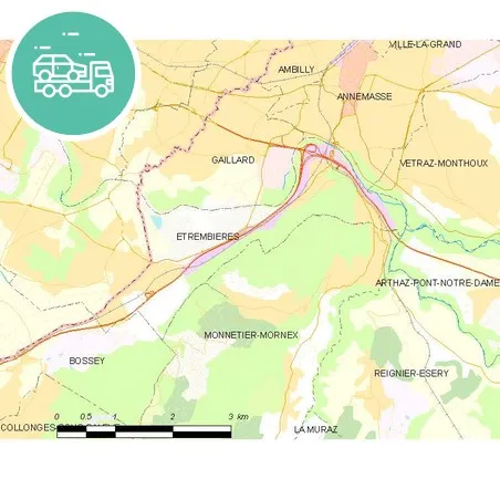 intervention épaviste à Étrembières