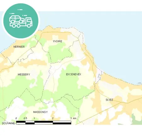 intervention épaviste à Excenevex