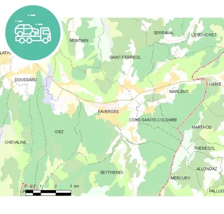 intervention épaviste à Faverges-Seythenex