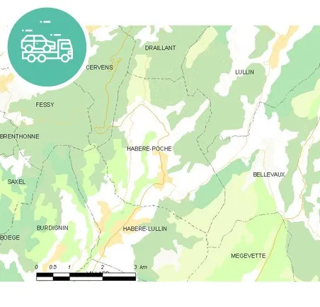 intervention épaviste à Habère-Poche