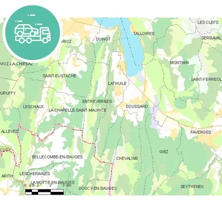 intervention épaviste à Lathuile
