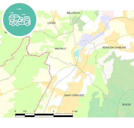 intervention épaviste à Machilly