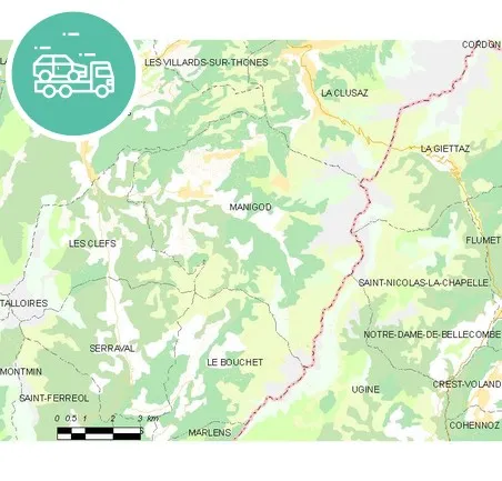 intervention épaviste à Manigod