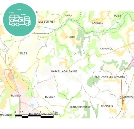 intervention épaviste à Marcellaz-Albanais