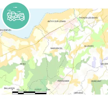 intervention épaviste à Margencel
