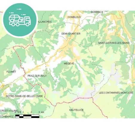 intervention épaviste à Megève