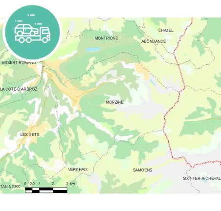 intervention épaviste à Morzine