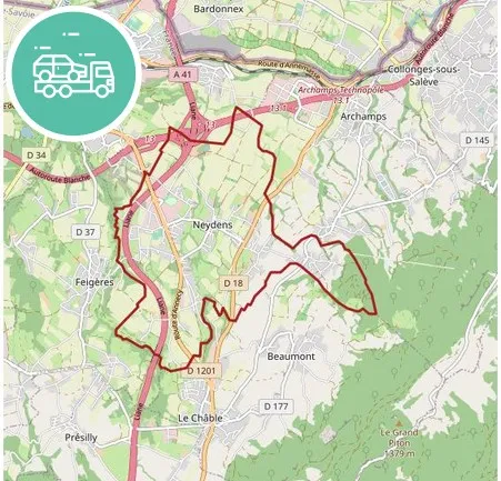 intervention épaviste à Neydens