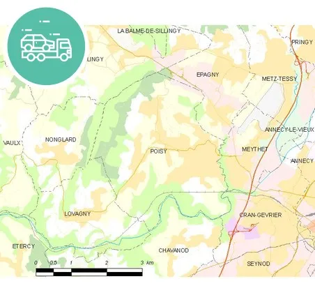 intervention épaviste à Poisy