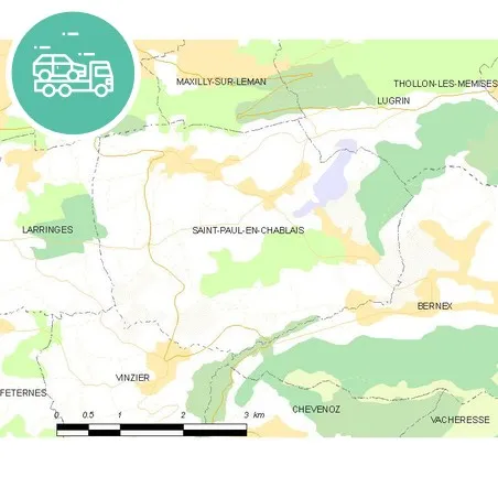 intervention épaviste à Saint-Paul-en-Chablais