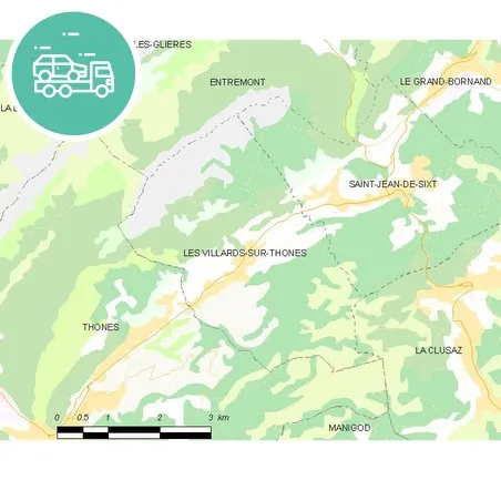intervention épaviste à Villards-sur-Thônes