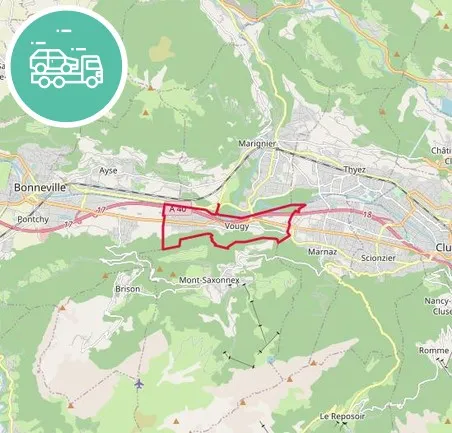 intervention épaviste à Vougy