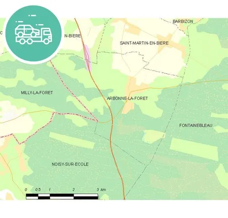 intervention épaviste à Arbonne-la-Forêt