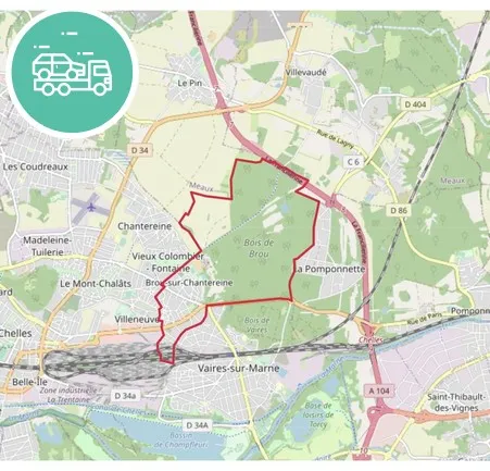 intervention épaviste à Brou-sur-Chantereine