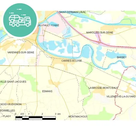 intervention épaviste à Cannes-Écluse