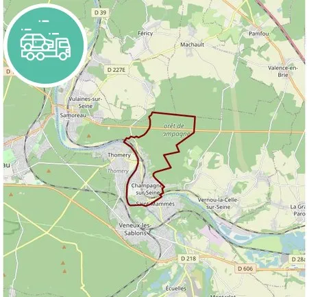 intervention épaviste à Champagne-sur-Seine