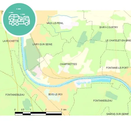intervention épaviste à Chartrettes