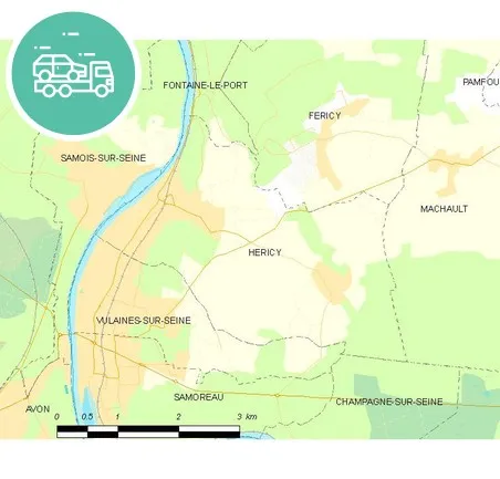 intervention épaviste à Héricy