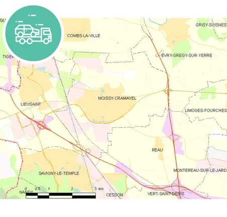 intervention épaviste à Moissy-Cramayel
