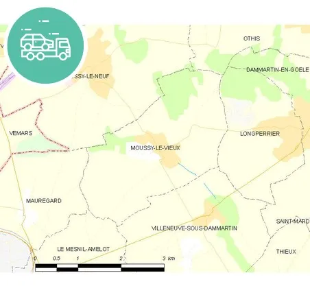 intervention épaviste à Moussy-le-Vieux