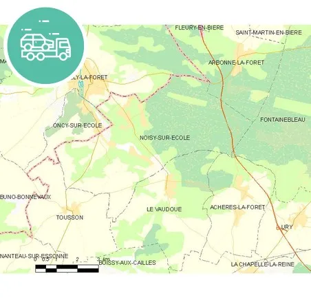 intervention épaviste à Noisy-sur-École