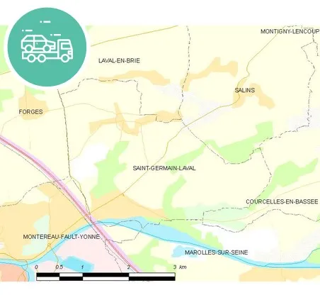 intervention épaviste à Saint-Germain-Laval