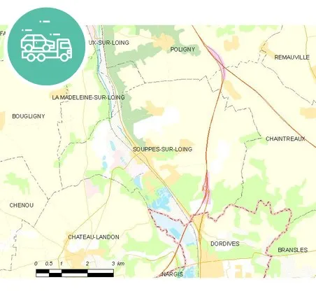 intervention épaviste à Souppes-sur-Loing