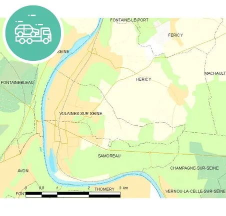 intervention épaviste à Vulaines-sur-Seine