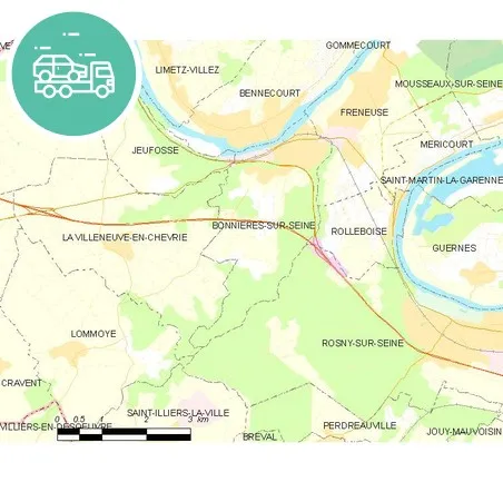 intervention épaviste à Bonnières-sur-Seine