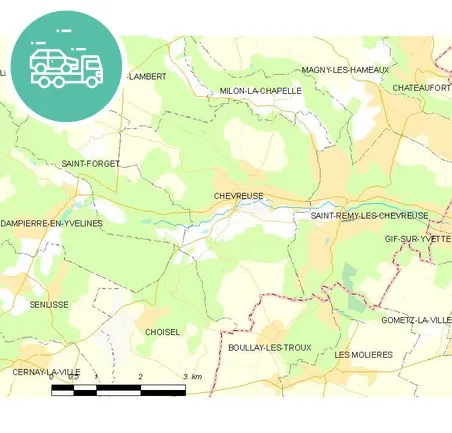 intervention épaviste à Chevreuse