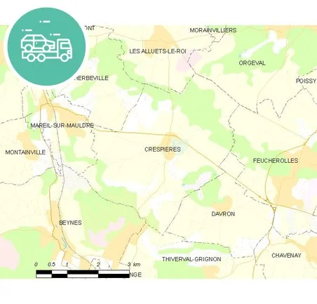 intervention épaviste à Crespières