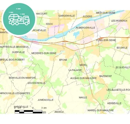 intervention épaviste à Épône