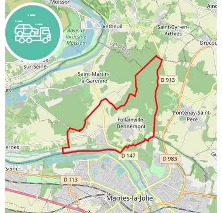 intervention épaviste à Follainville-Dennemont