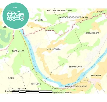 intervention épaviste à Limetz-Villez