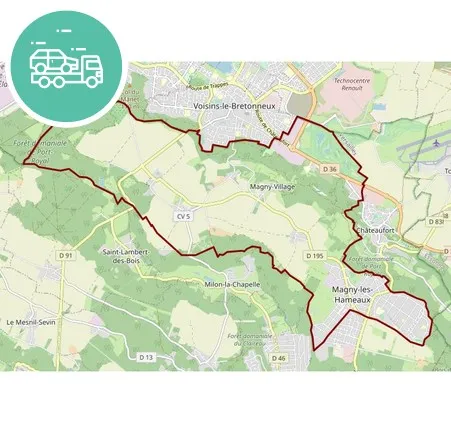 intervention épaviste à Magny-les-Hameaux