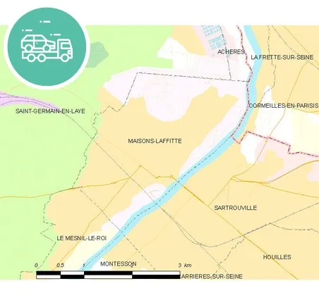 intervention épaviste à Maisons-Laffitte