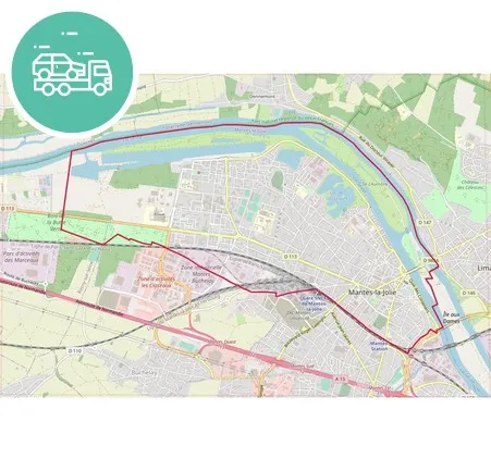 intervention épaviste à Mantes-la-Jolie