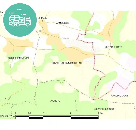 intervention épaviste à Oinville-sur-Montcient