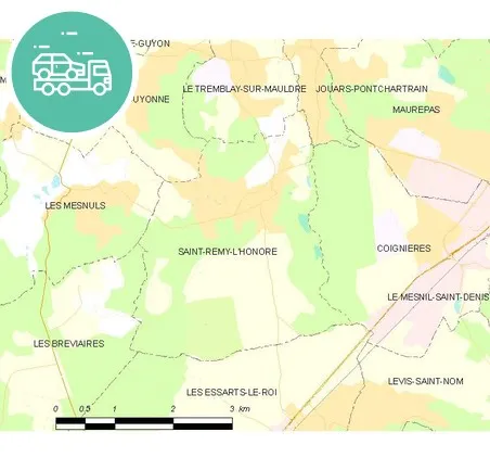 intervention épaviste à Saint-Rémy-l'Honoré