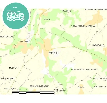 intervention épaviste à Septeuil