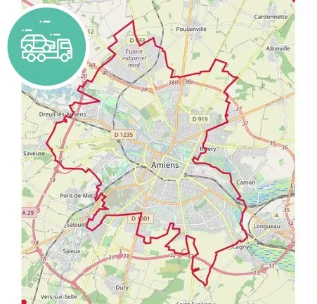 intervention épaviste à Amiens