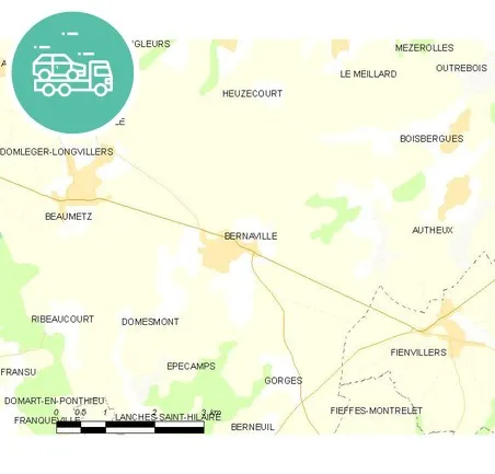 intervention épaviste à Bernaville