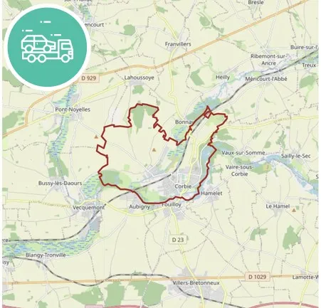 intervention épaviste à Corbie