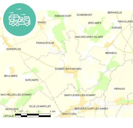 intervention épaviste à Domart-en-Ponthieu