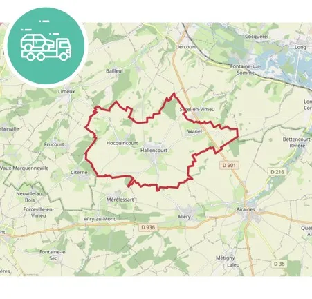 intervention épaviste à Hallencourt