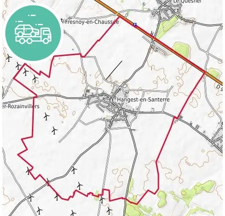 intervention épaviste à Hangest-en-Santerre