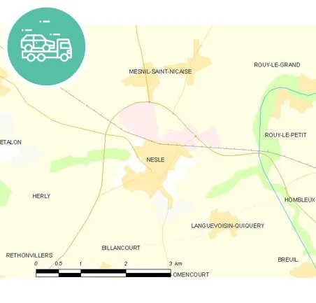 intervention épaviste à Nesle
