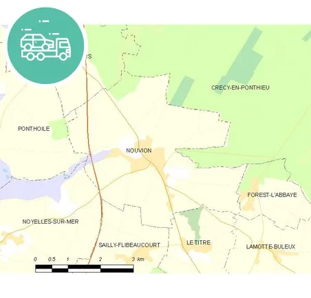 intervention épaviste à Nouvion